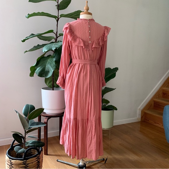 Sold❤️SALE❤️Doen pink Hillside dress long sleeve - Picture 6 of 11